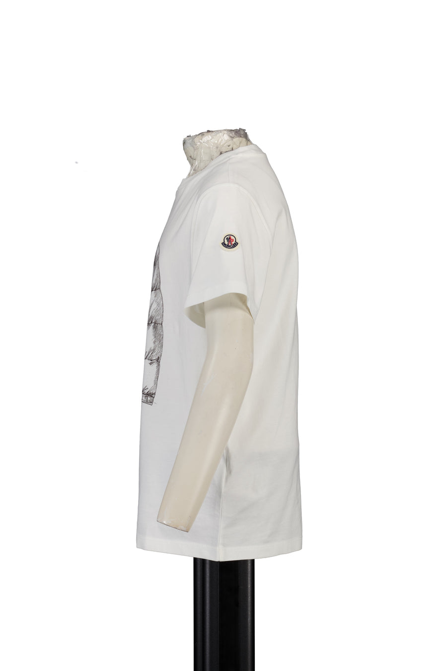 Moncler Kinder Jongens T-Shirt In Wit