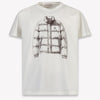 Moncler Kinder Jongens T-Shirt In Wit