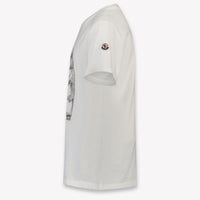 Moncler Kinder Jongens T-Shirt In Wit
