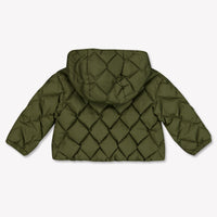 Moncler Ava Baby Girls Jackets In Dark Green