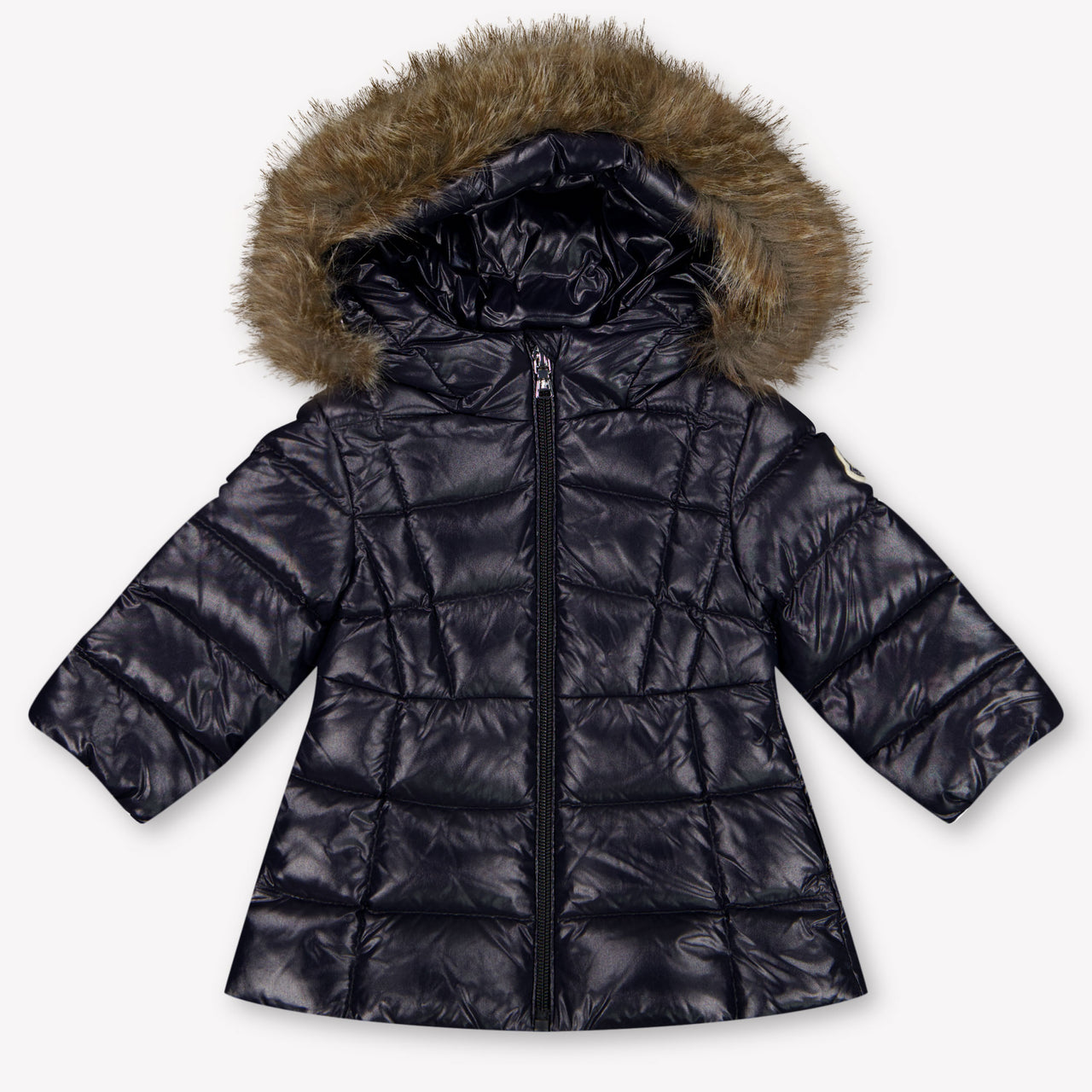 Moncler Emma Baby Girls Jackets In Navy