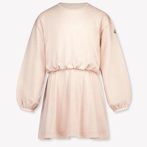 Moncler Kinder Meisjes Jurk In Licht Roze