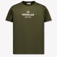 Moncler Kinder Jongens T-Shirt In Army
