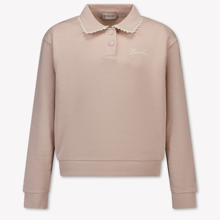 Moncler Kids Girls Sweater In Light Pink