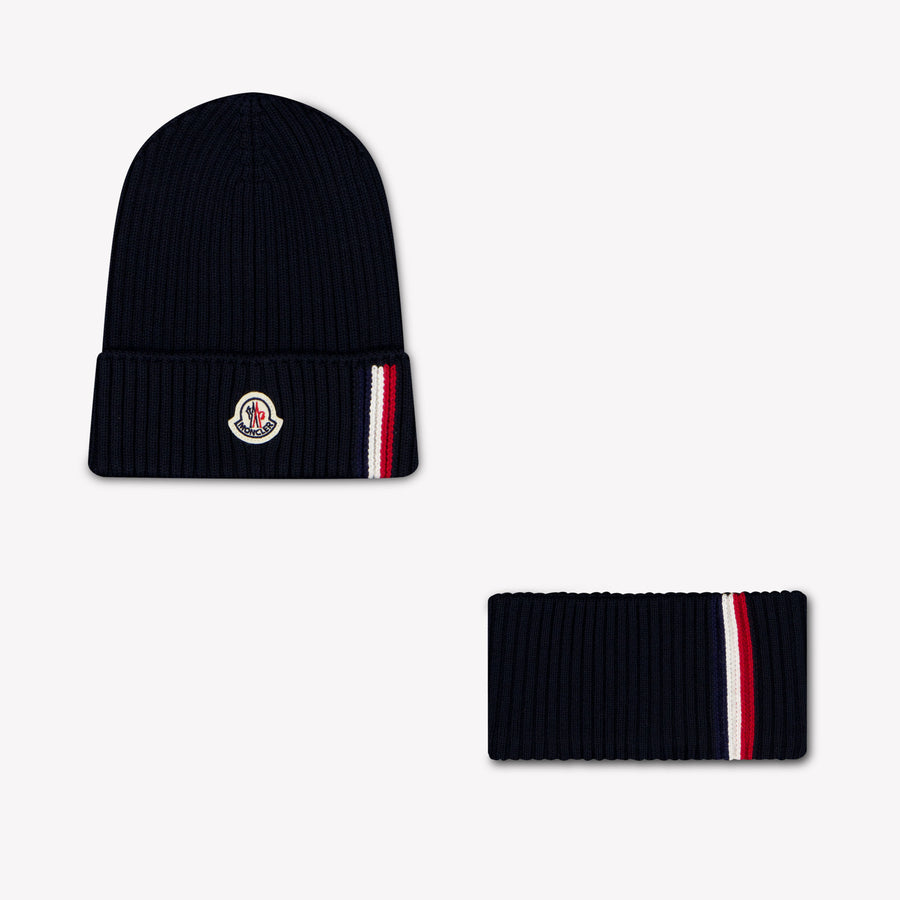 Moncler Kinder Jongens Muts In Navy