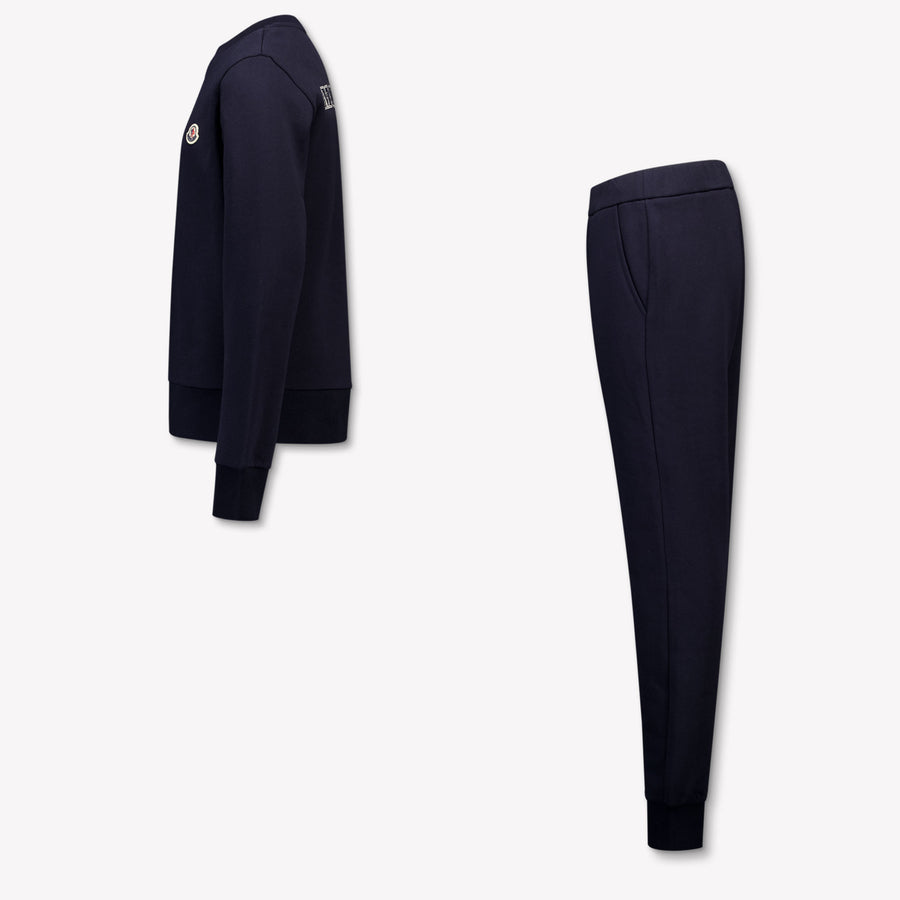 Moncler Boys Tracksuit in Navy