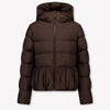 Moncler Elizaveta Kinder Meisjes Winterjas In Donker Bruin