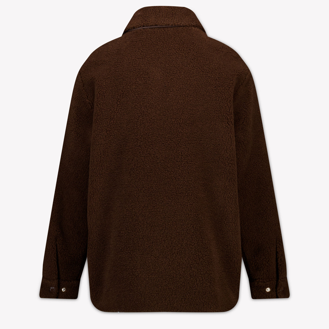 Moncler Kids Unisex Cardigan In Dark Brown