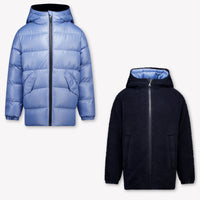 Moncler Varando Kinder Jongens Winterjas In Licht Blauw