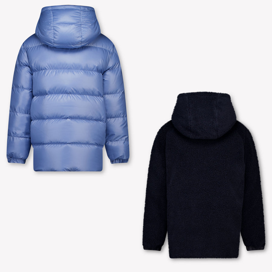 Moncler Varando Kinder Jongens Winterjas In Licht Blauw