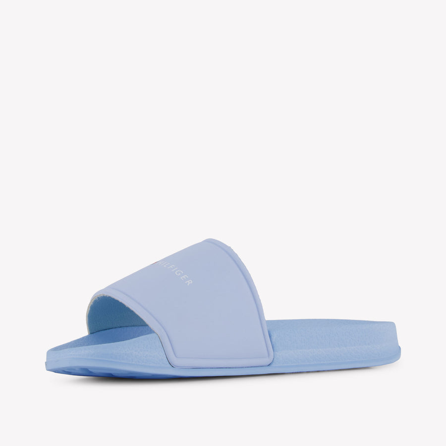 Tommy Hilfiger Unisex Flipflops In Light Blue