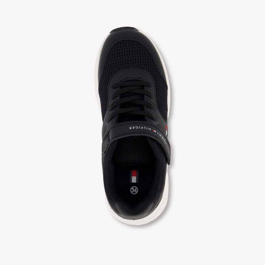 Tommy Hilfiger Boys Sneakers In Black