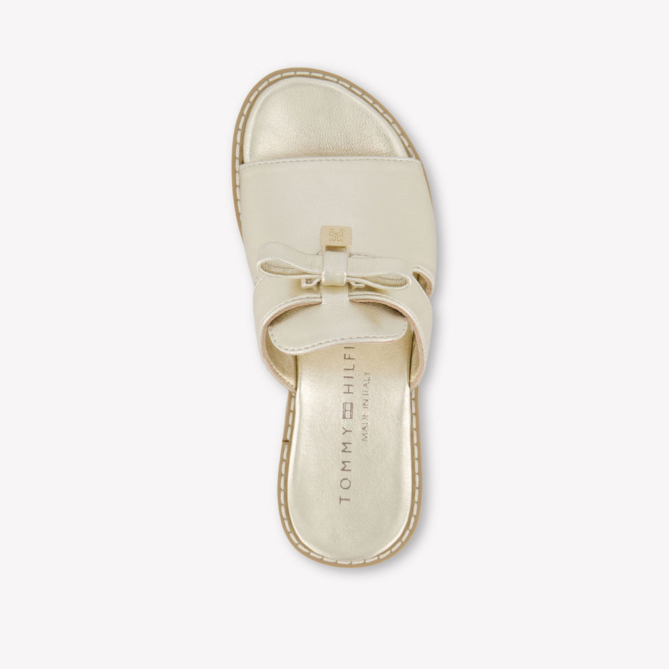 Tommy Hilfiger Meisjes Slippers In Goud