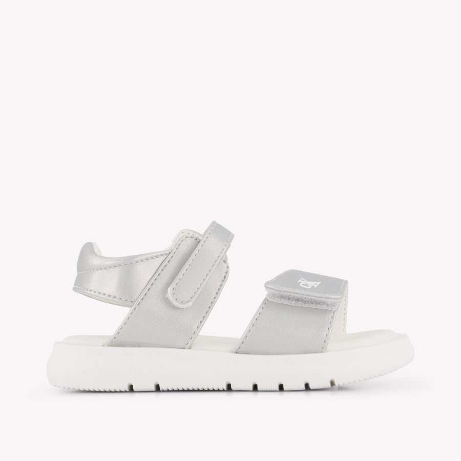 Calvin Klein Kinder Meisjes Sandalen In Zilver