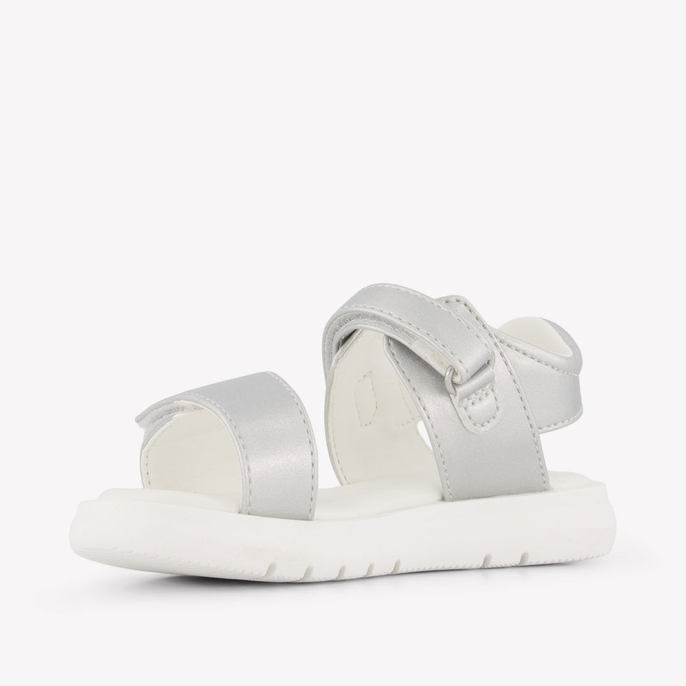Calvin Klein Girls Sandals In Silver