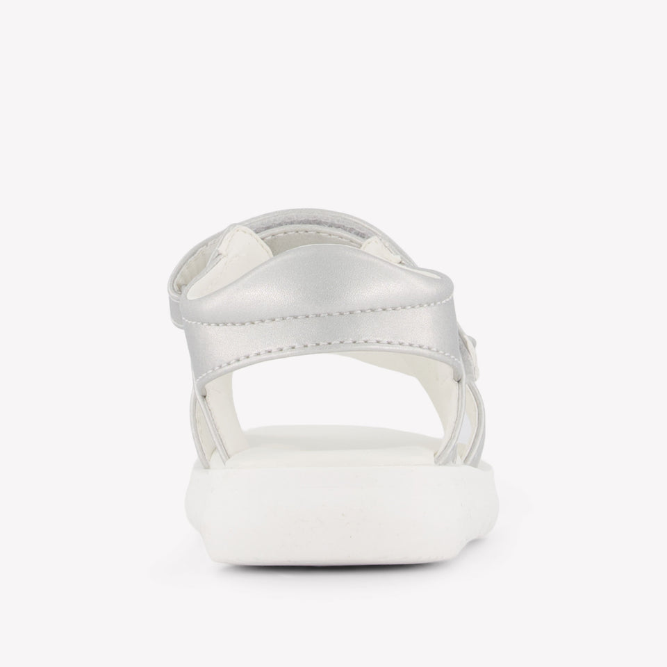 Calvin Klein Girls Sandals In Silver