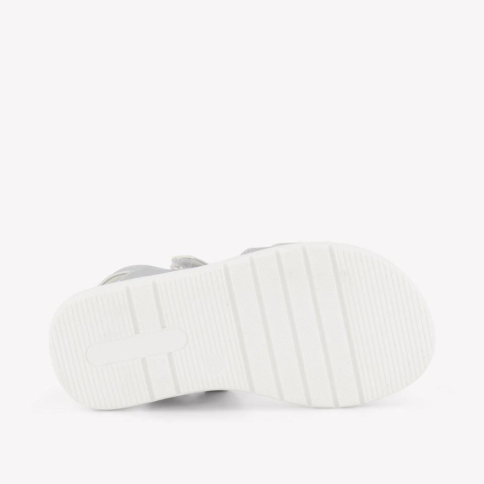 Calvin Klein Girls Sandals In Silver