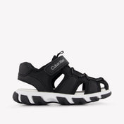 Calvin Klein Boys Sandals In Black