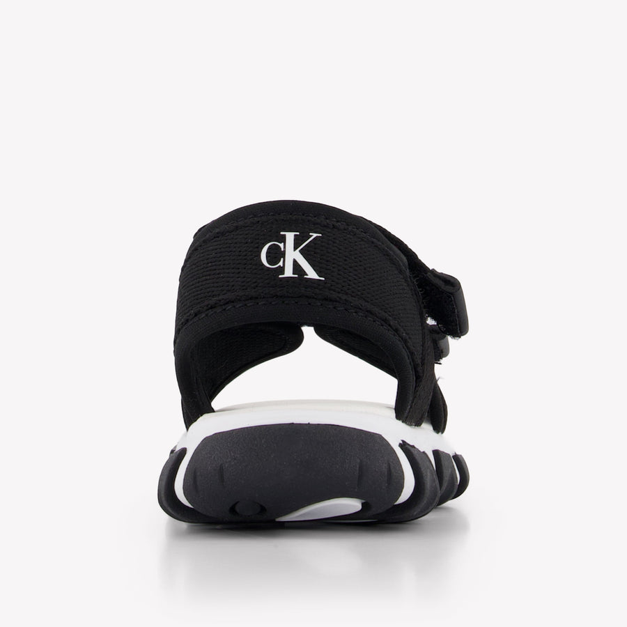 Calvin Klein Boys Sandals In Black
