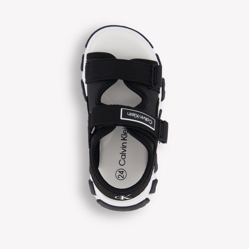 Calvin Klein Boys Sandals In Black