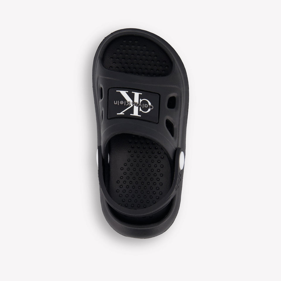 Calvin Klein Boys Sandals In Black