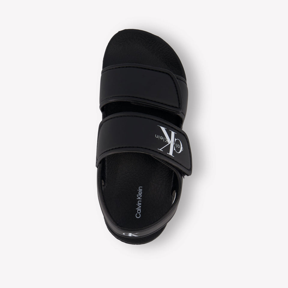 Calvin Klein Boys Sandals In Black