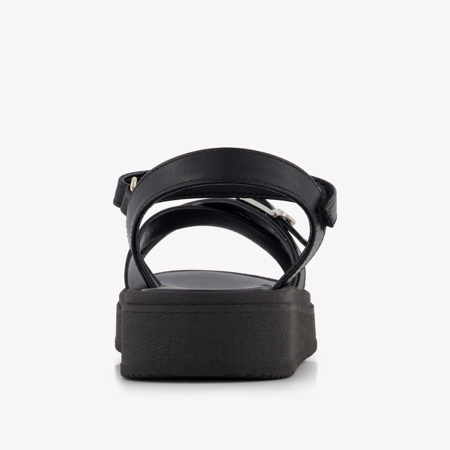 Calvin Klein Girls Sandals In Black