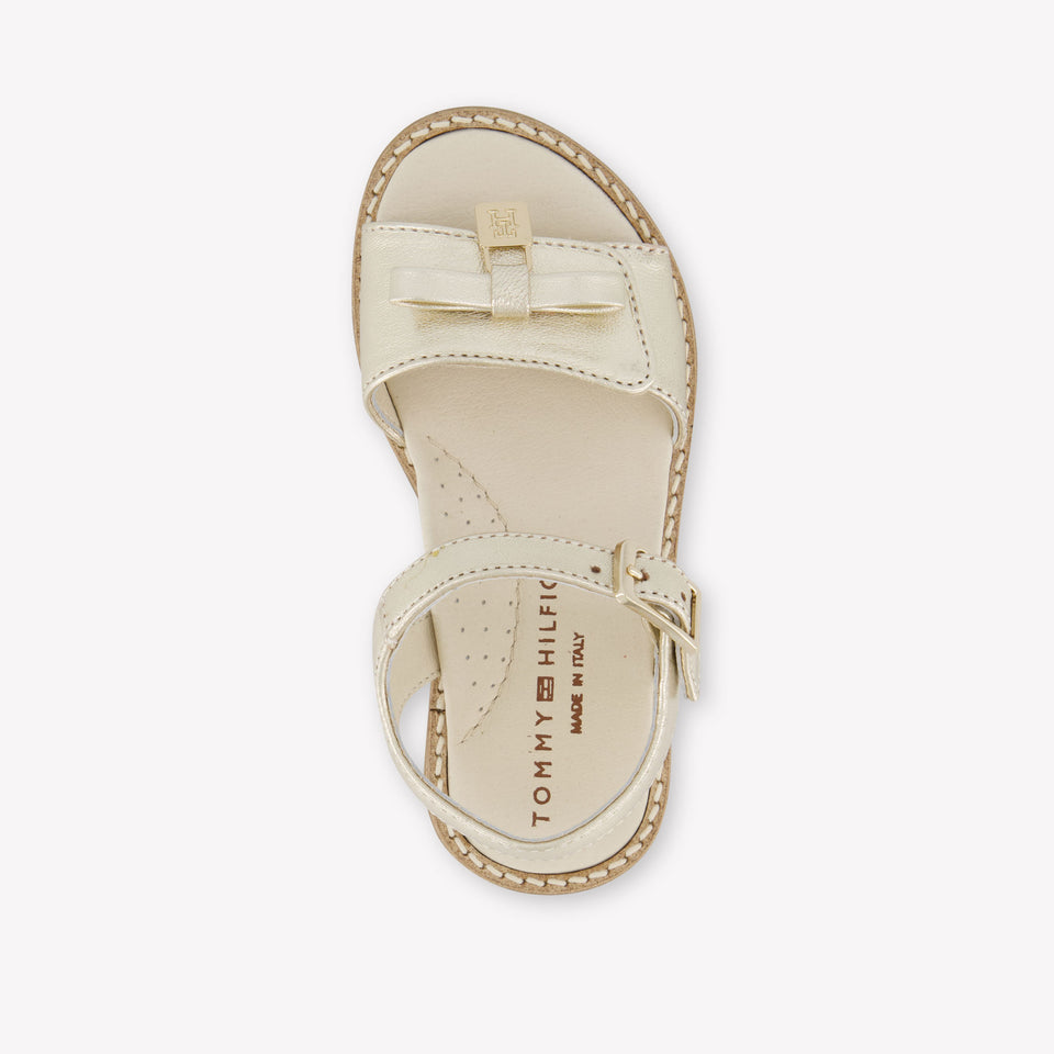 Tommy Hilfiger Girls Sandals In Gold
