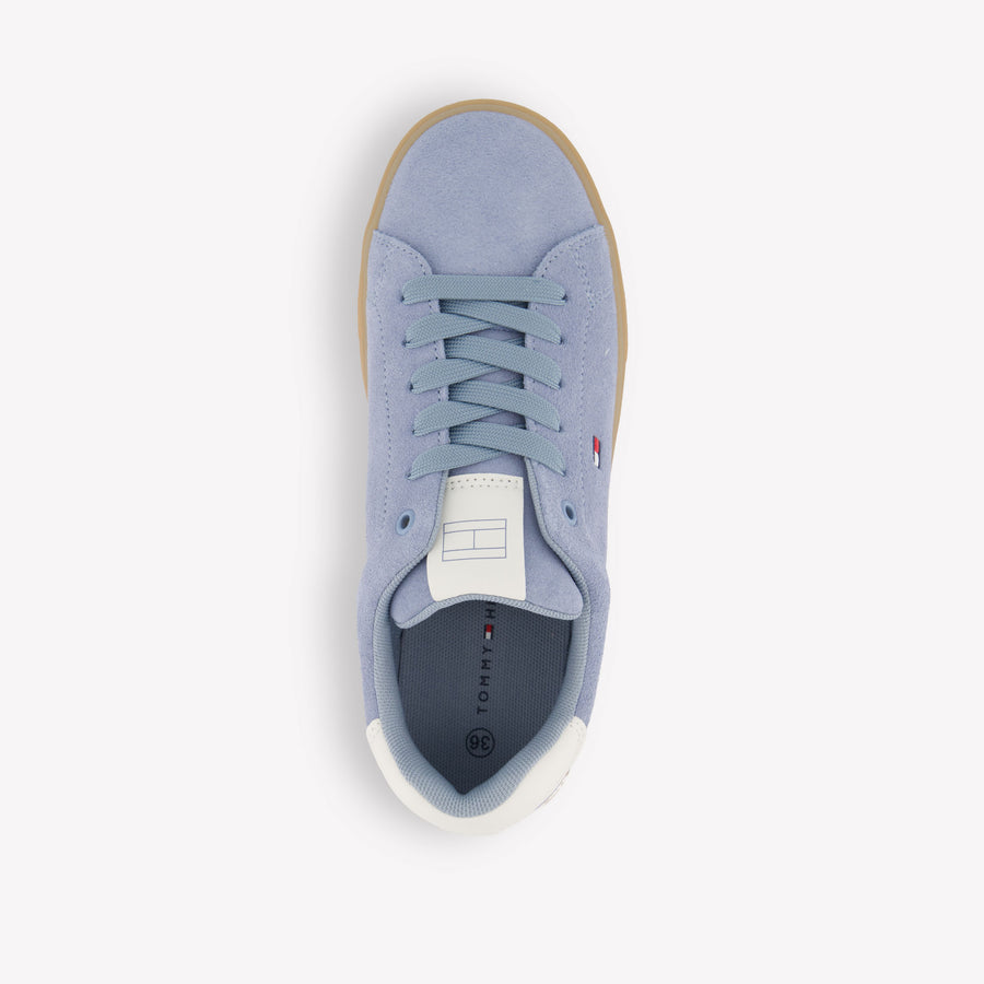 Tommy Hilfiger Unisex Sneakers In Light Blue