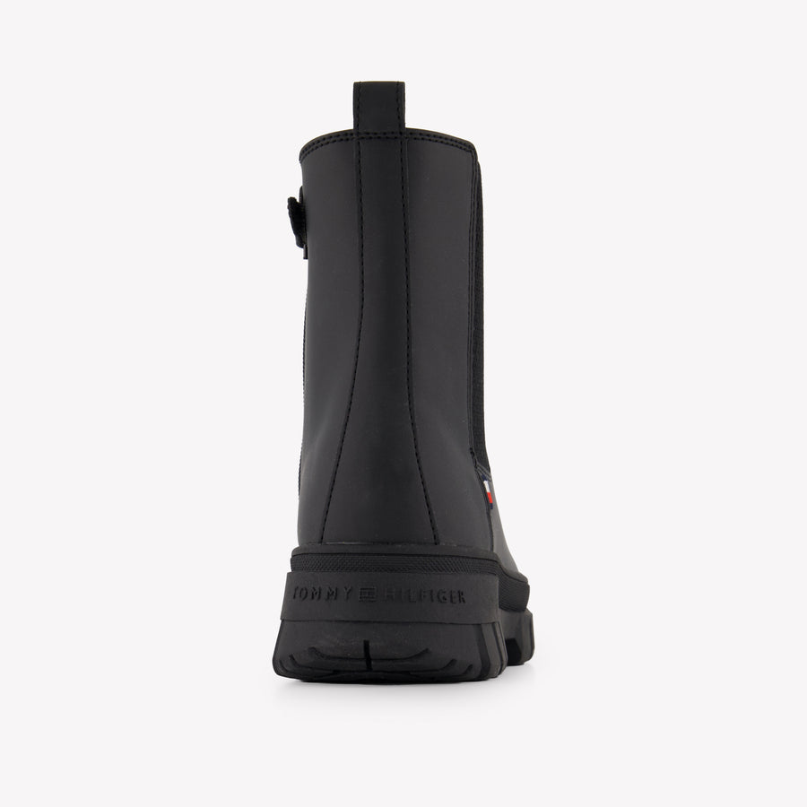 Tommy Hilfiger Unisex Kids Boots in Black