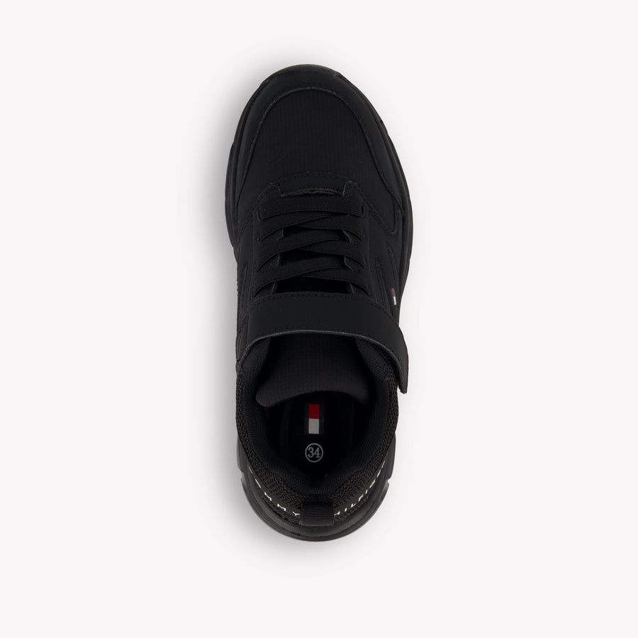 Tommy Hilfiger Jongens Sneakers In Zwart