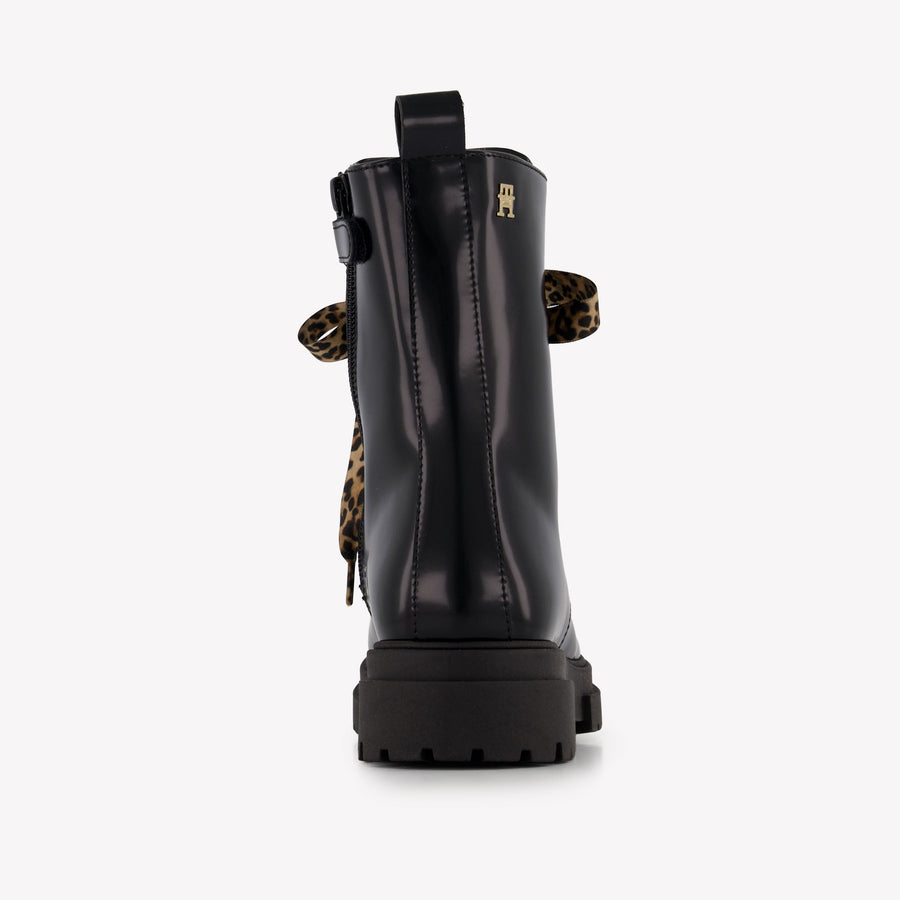 Tommy Hilfiger Girls Boots In Black