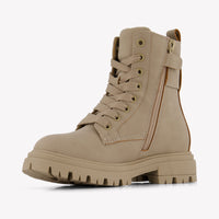 Calvin Klein Kids Girls Boots In Beige