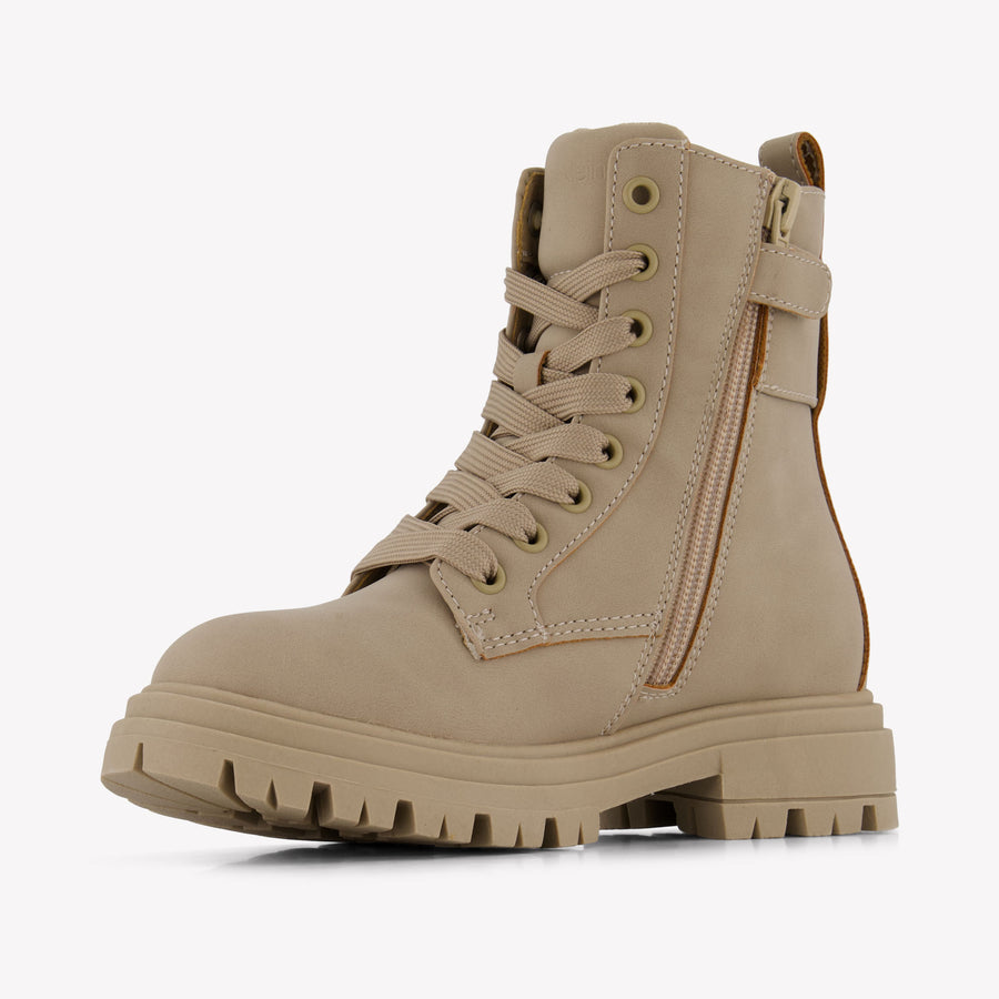 Calvin Klein Kids Girls Boots In Beige