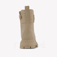 Calvin Klein Kids Girls Boots In Beige