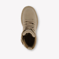Calvin Klein Kids Girls Boots In Beige