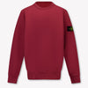 Stone Island Kids Boys Sweater In Bordeaux