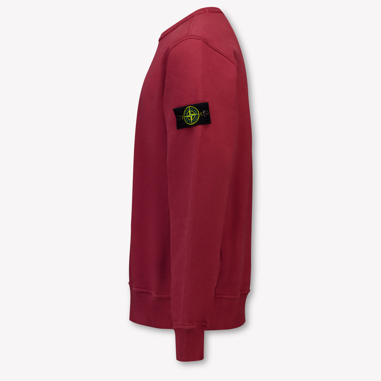 Stone Island Kids Boys Sweater In Bordeaux