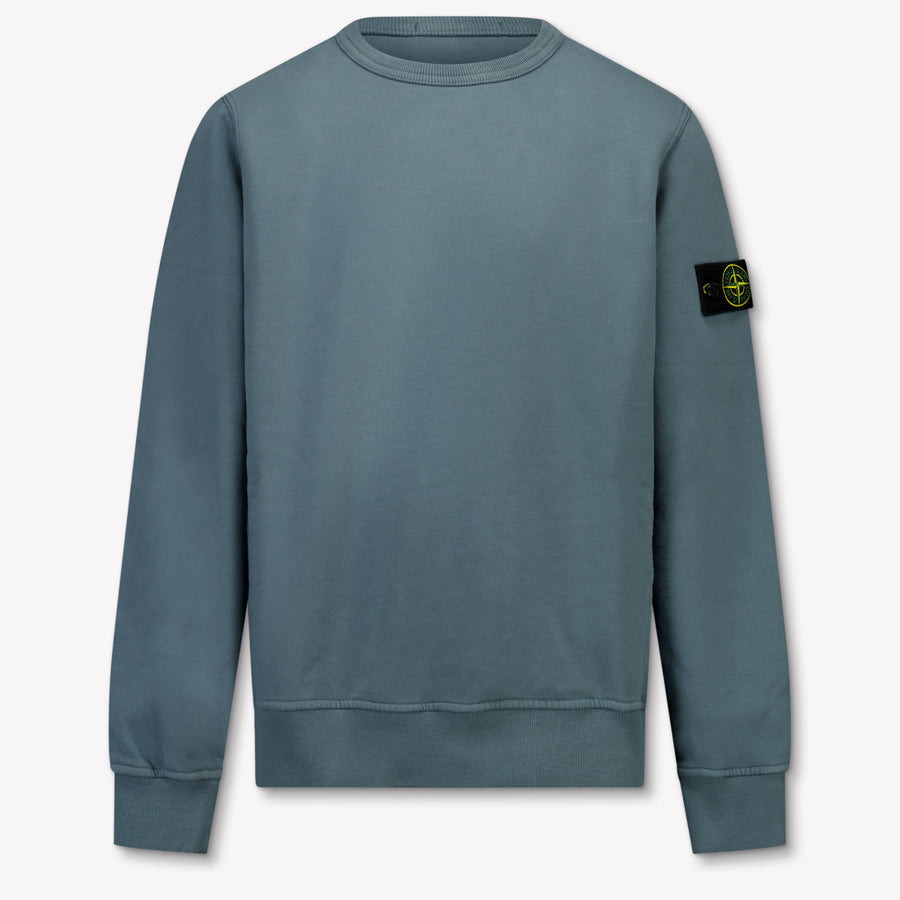 Stone Island Kids Boys Sweater In Blue