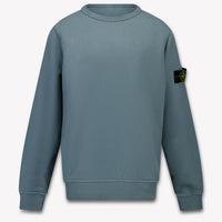 Stone Island Kids Boys Sweater In Blue
