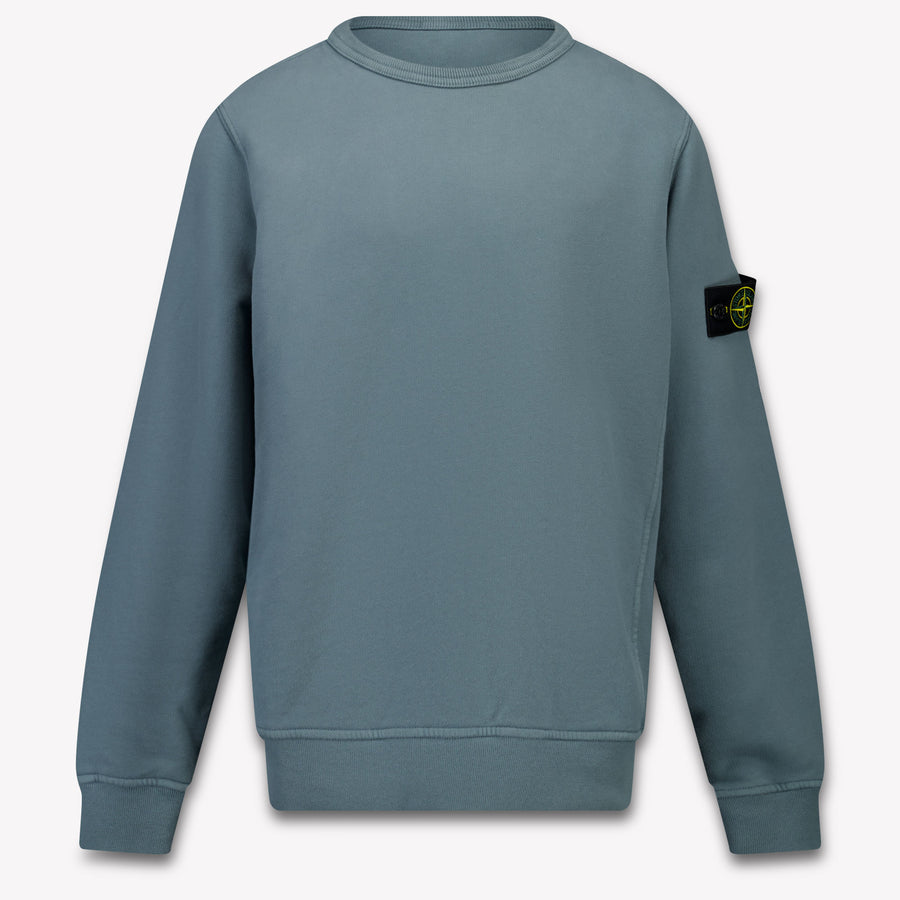 Stone Island Kids Boys Sweater In Blue