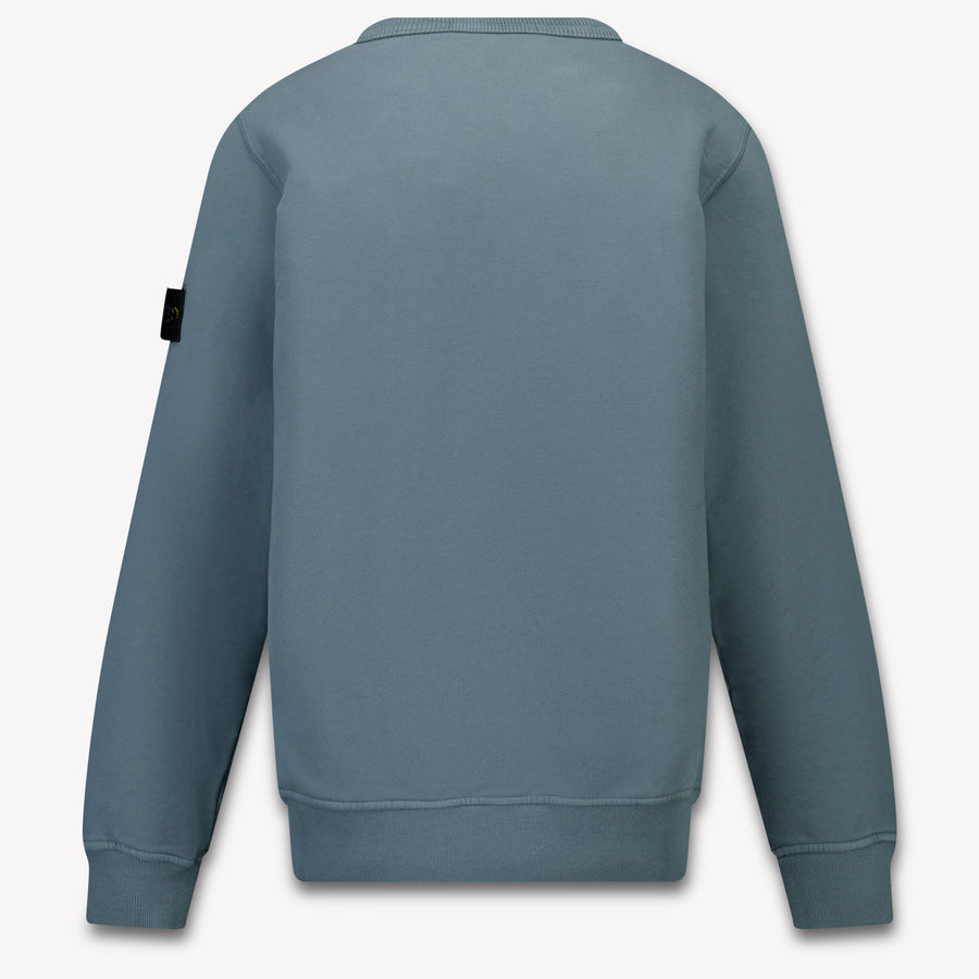 Stone Island Kids Boys Sweater In Blue