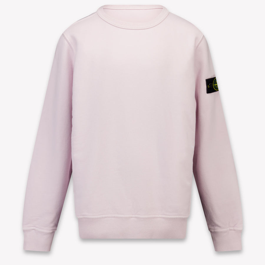 Stone Island Boys Sweater in Light Pink