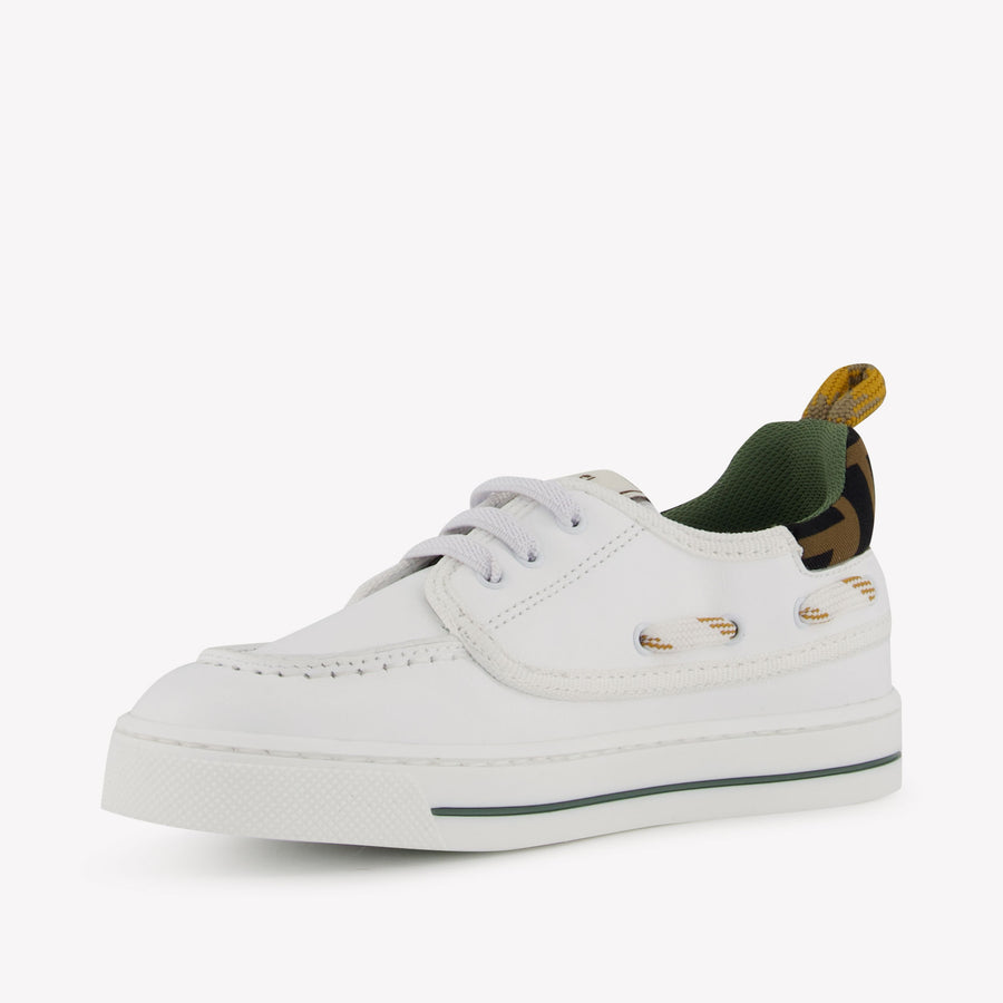 Fendi Unisex Sneakers  White
