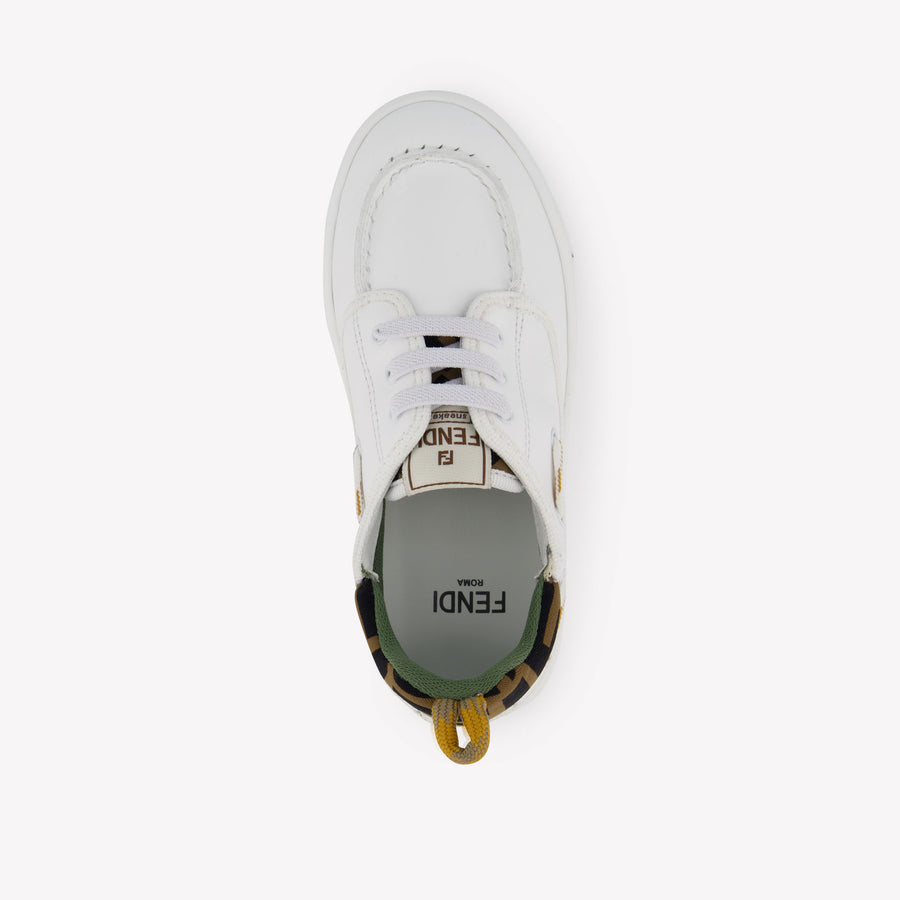 Fendi Unisex Sneakers  White