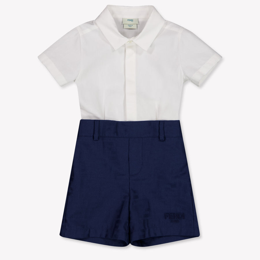 Fendi Baby Boys Set in Navy