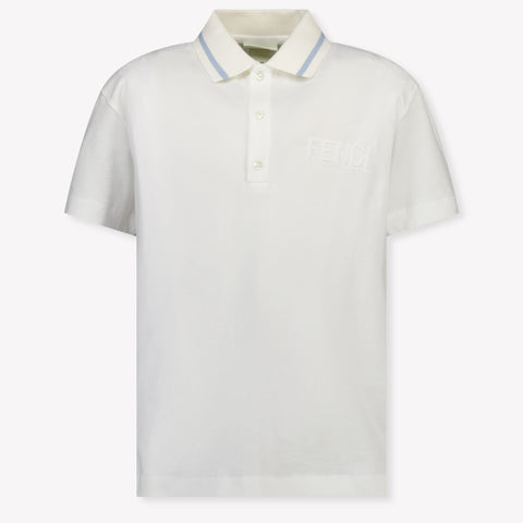 Fendi Kinder Jongens Polo In Wit