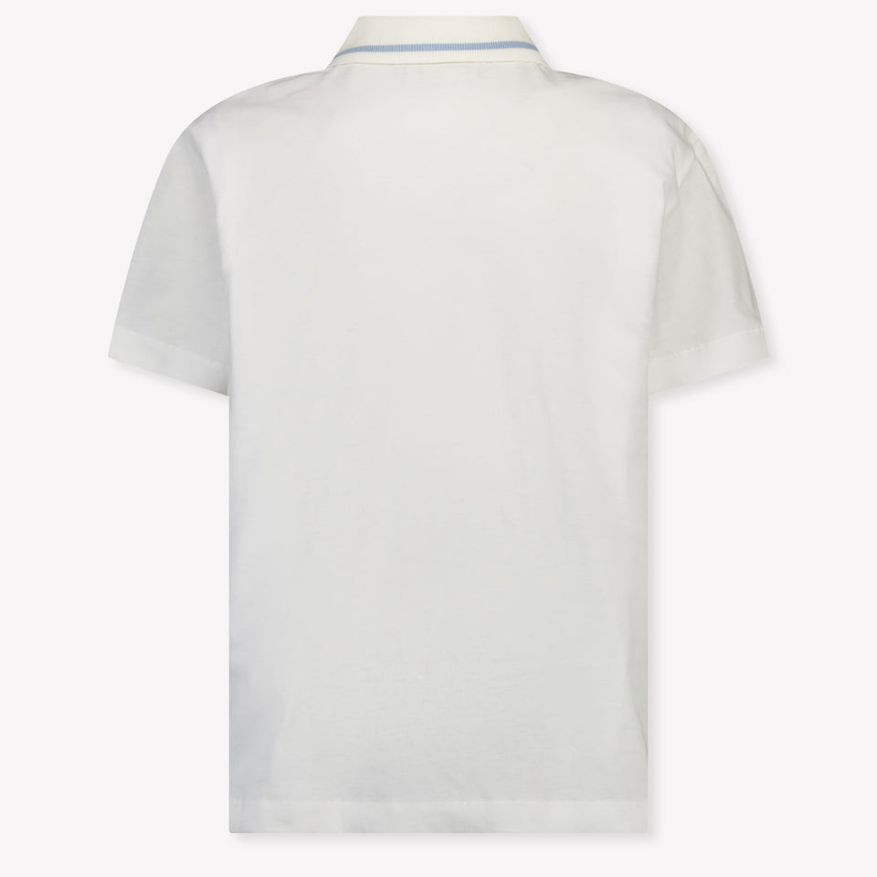 Fendi Kids Boys Polo In White