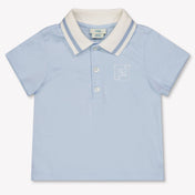 Fendi Baby Jongens Polo In Licht Blauw