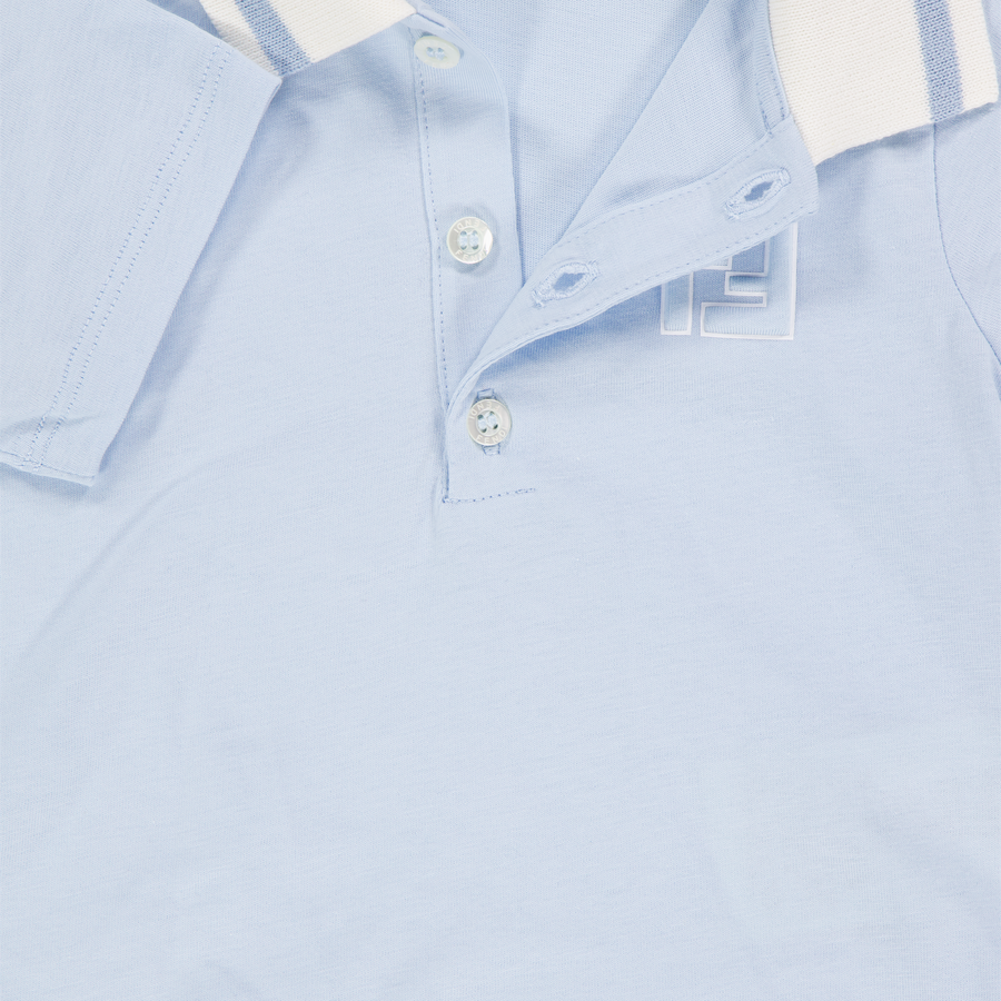 Fendi Baby Jongens Polo In Licht Blauw